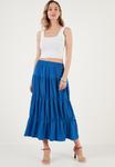 Юбка А-силуэта REGULAR FIT LELA, синий - фото 4