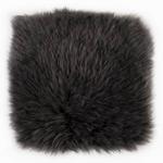 Подушка на сиденье Luxor living Schaffell, 34x4,2x34 см, черный - фото