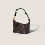 Кожаный мешочек MIU MIU, коричневый - фото 2