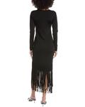 Платье миди Toccin Darby с бахромой Toccin, черный - фото 2