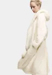 Халат с капюшоном Marks & Spencer, Ivory - фото 4