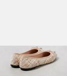 Балетки Elme из твида Jimmy Choo, Rose Mix - фото 2