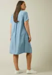 Летнее джинсовое платье Evans, Light Blue - фото 2
