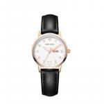 Disney Часы Quartz Movement PU Strap Watch Women's Watch White Dial, White Dial Black Belt - фото