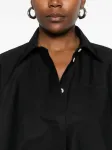 Рубашка Cocoon с длинными рукавами Givenchy, черный - фото 5