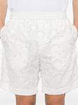 MSGM шорты с вышивкой, белый - фото 5