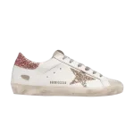 Кроссовки Golden Goose Wmns Superstar White Gold Glitter, белый - фото