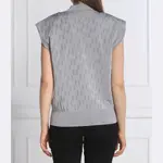 Топ стандартного кроя Karl Lagerfeld, серый - фото 3