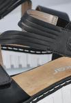 Босоножки на танкетке Platform sandals Rieker, черный - фото 6