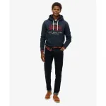 Худи Superdry Vl Heritage Relaxed, синий - фото 5