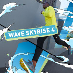 Кроссовки для бега Mizuno Wave Skyrise 4, синий - фото 9