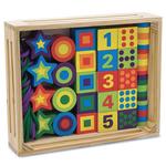 Бусины для шнуровки Melissa & Doug в коробке, мультиколор - фото