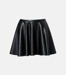 Юбка-мини с расклешенным подолом Norma Kamali, Black - фото