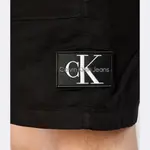 Шорты с добавлением льна Calvin Klein, черный - фото 4