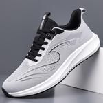 Дышащие детские беговые кроссовки для подростков Moffett, серый - фото 7