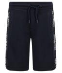 Шорты Emporio Armani на кулиске с принтом, синий - фото