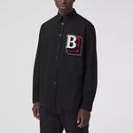 Мужская рубашка Burberry, цвет Black - фото 4
