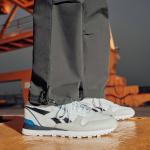Классическая кожаная клипса 'White' Reebok, бело-голубая - фото 8