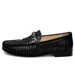 BAGE Мокасины унисекс черные, цвет Black - фото