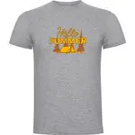 Футболка с коротким рукавом Kruskis Hello Summer, серый - фото