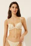 Топ бикини Calzedonia Bikini top, Ivory/Off-White - фото 4