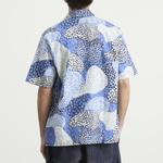 Рубашка Гейба Folk, dot print синий mono - фото 3