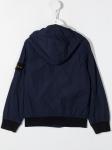 Stone Island Junior бомбер с нашивкой-логотипом, синий - фото 2