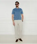 Поло Prime regular fit Boss Orange, синий - фото 2