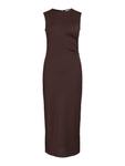 Платье VILA VIDANNI, коричневый - фото