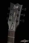 ESP LTD EC-1000 Баритон LH Фишман Леворукая Гитара - Металлический угольный сатин - фото 5