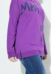 Толстовка Ulla Popken Sweatshirt, Purple - фото 4