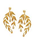 Серьги-люстры Sooki Dhwani Bansal, 22k gold plated - фото