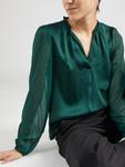 Блуза About You LAURINA, темно-зеленый - фото 3