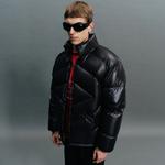 Пуховик мужской угольно-черный Umbro - фото 4