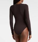 Берлинский джерси боди Wolford, Dark Woood - фото 4