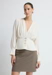 Блуза adL Blouse, Vanilla/Beige - фото