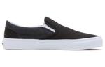 Кроссовки Vans Slip-on Series Skateboard Shoes Unisex Low-Top Black White - фото 2