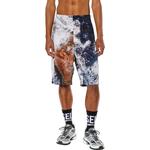 Повседневные шорты мужские черные DIESEL - фото 3