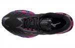 Женские кроссовки Wave Prophecy 12 'Black Oyster' Mizuno, черно-красные - фото 3