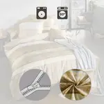 Постельное белье бежевое 1x 200x200 см + 2x 40x80 см Erwin Müller - фото 5