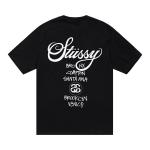 Футболка Stussy World Tour Tee, черный - фото 2