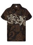 Рубашка King Kameha Maori Chest, коричневый - фото