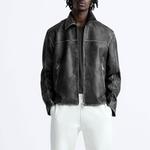 Куртка мужская черная Zara, черный - фото 3