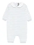 Ромпер в полоску Little Bear, синий - фото