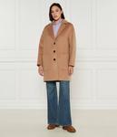 Пальто женское Max&Co. шерстяное с накладными карманами, коричневый - фото