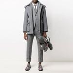 THOM BROWNE Классический мужской пиджак, Gray - фото 4