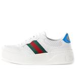 Кроссовки chunky gg web sneaker 'white blue' Gucci, белый - фото
