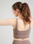 Спортивный бюстгальтер без косточек NIKE INF, коричневый - фото 3