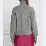 Шерстяная водолазка стандартного кроя Samsøe Samsøe, серый - фото 3