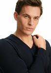Джемпер Basic New Merino V-Neck Merino Wool FALKE, антрацит - фото 2